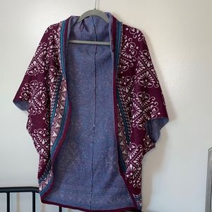 Purple blanket Kimono